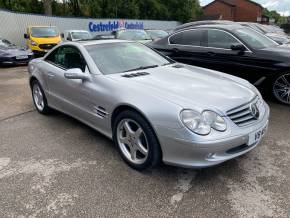 Mercedes-Benz SL 500 5.0 roadster Convertible Petrol Silver at Cestrefeld Car Sales Chesterfield