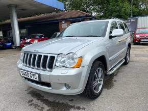 Jeep Grand Cherokee 3.0 CRD Overland 5dr Auto Estate Diesel Silver at Cestrefeld Car Sales Chesterfield