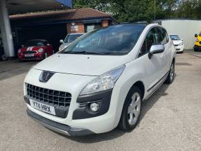 Peugeot 3008 1.6 HDi 112 Exclusive 5dr EGC Hatchback Diesel White at Cestrefeld Car Sales Chesterfield