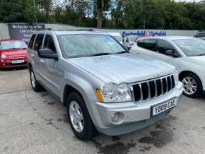 Jeep Grand Cherokee 3.0 CRD Limited 5dr Auto Estate Diesel Silver at Cestrefeld Car Sales Chesterfield