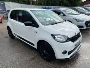 Skoda Citigo 1.0 MPI Monte Carlo 3dr Hatchback Petrol White at Cestrefeld Car Sales Chesterfield