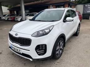 Kia Sportage 2.0 CRDi GT-Line 5dr [AWD] Estate Diesel White at Cestrefeld Car Sales Chesterfield