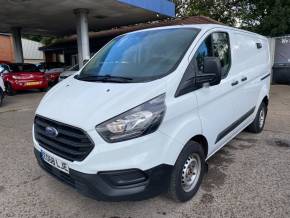 Ford Transit Custom 2.0 TDCi 105ps Low Roof Van Panel Van Diesel White at Cestrefeld Car Sales Chesterfield