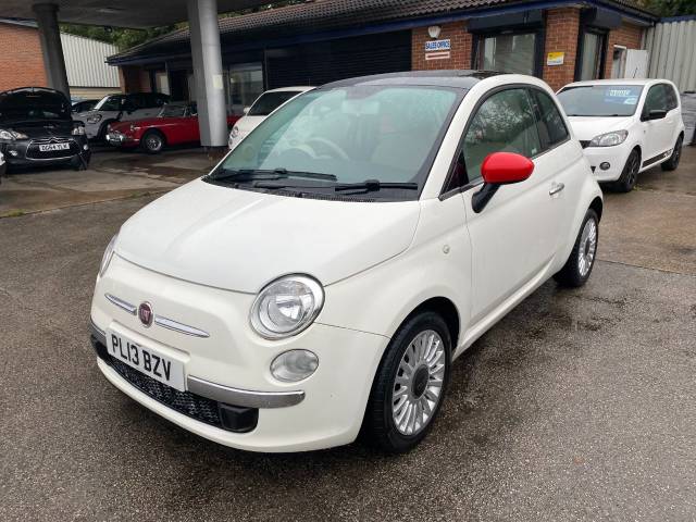 Fiat 500 1.2 Lounge 3dr [Start Stop] Hatchback Petrol White